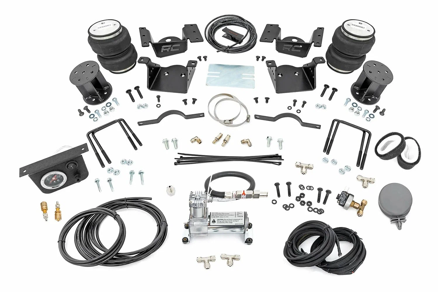 Fits Chevy_GMC 2500HD_3500HD(11-19) Air Spring w_compressor 7.5_ Lift 100074C